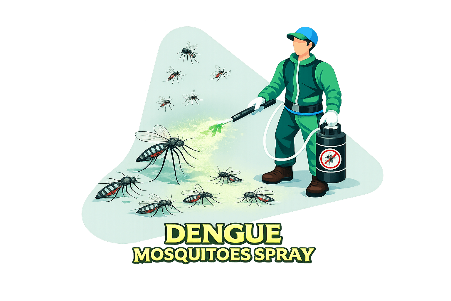 Mosquito treatment for dengue risk areas