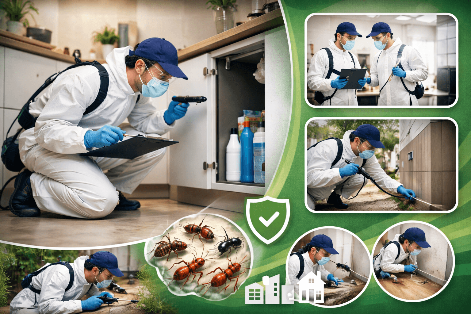 Detailed pest inspection by trained team